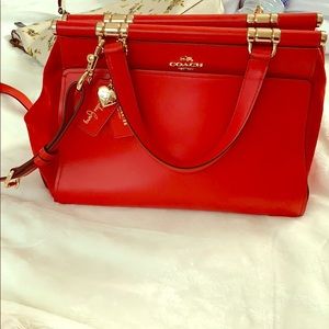 COACH- Selena Gomez Grace Purse Red